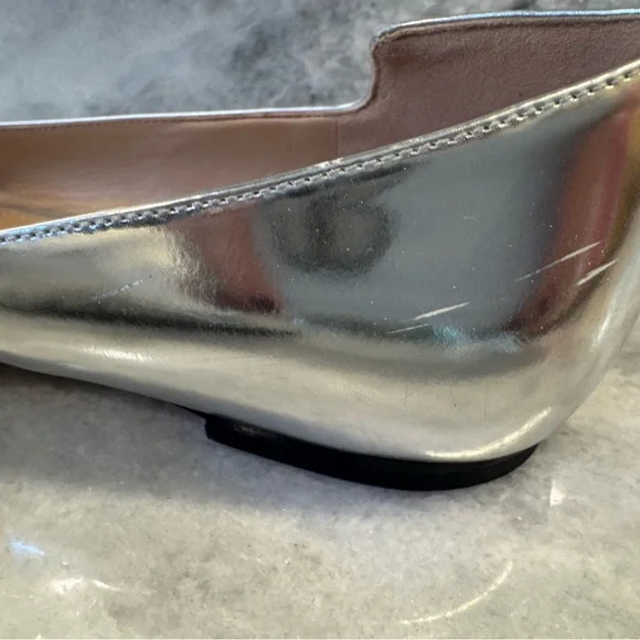 Tory Burch pointy skimmer with pearl logo 9.5m - Picture 6 of 10